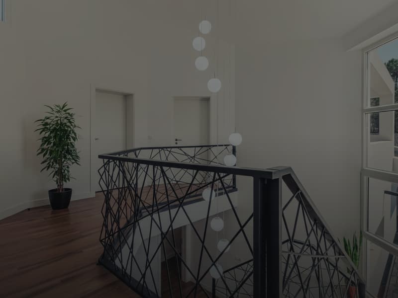 Stairs to the bedroom floor